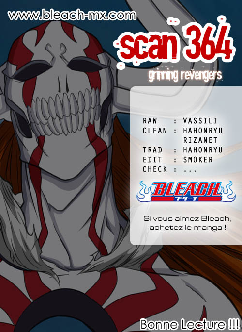 Chapitre Scan Bleach 364 FR Page 00