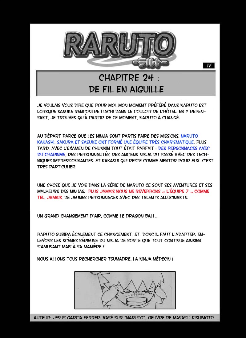 Chapitre Scan Raruto 24 FR Page 02
