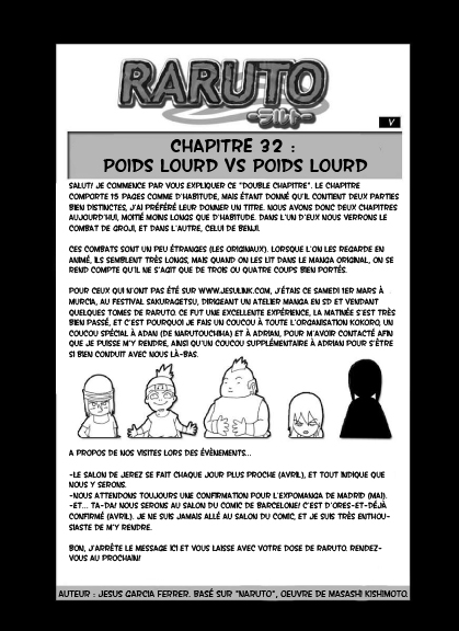 Chapitre Scan Raruto 32 FR Page 00