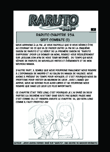 Chapitre Scan Raruto 35A FR Page 01