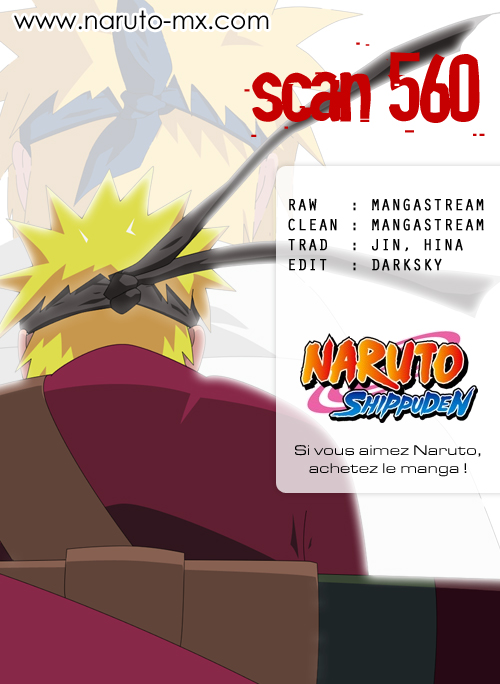 Chapitre Scan Naruto 560 VF Page 01