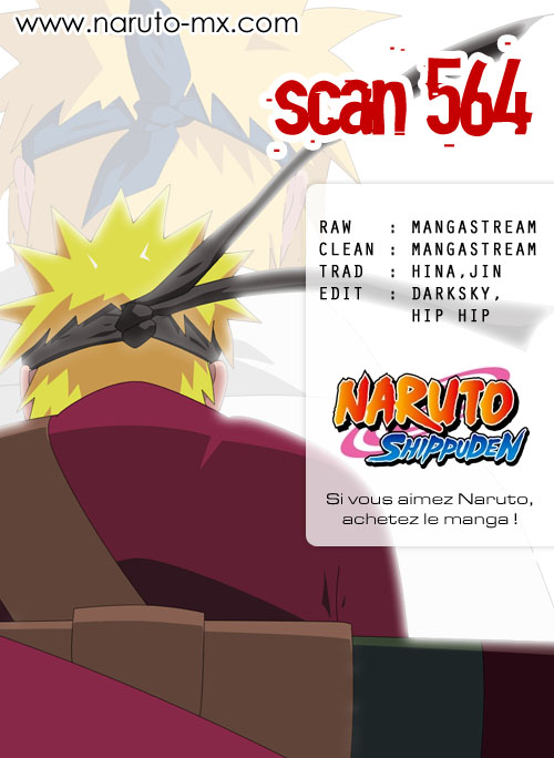 Chapitre Scan Naruto 564 VF Page 01