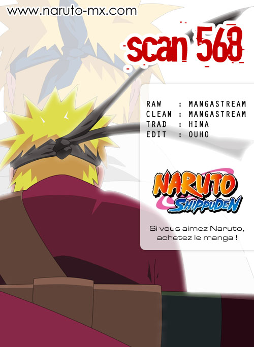 Chapitre Scan Naruto 568 VF Page 01