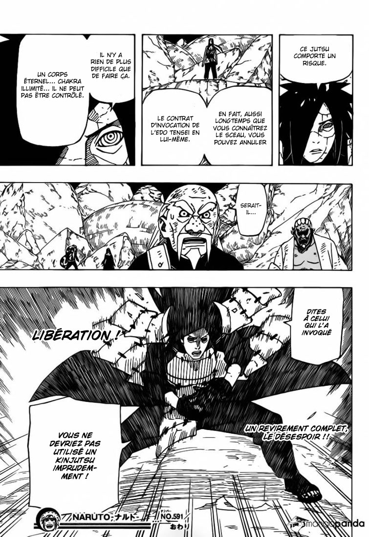 Chapitre Scan Naruto 591 VF Page 17