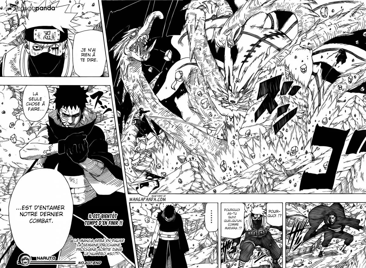 Chapitre Scan Naruto 607 VF Page 16