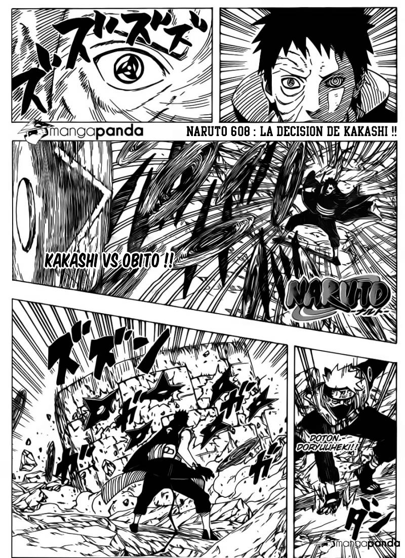 Chapitre Scan Naruto 608 VF Page 01
