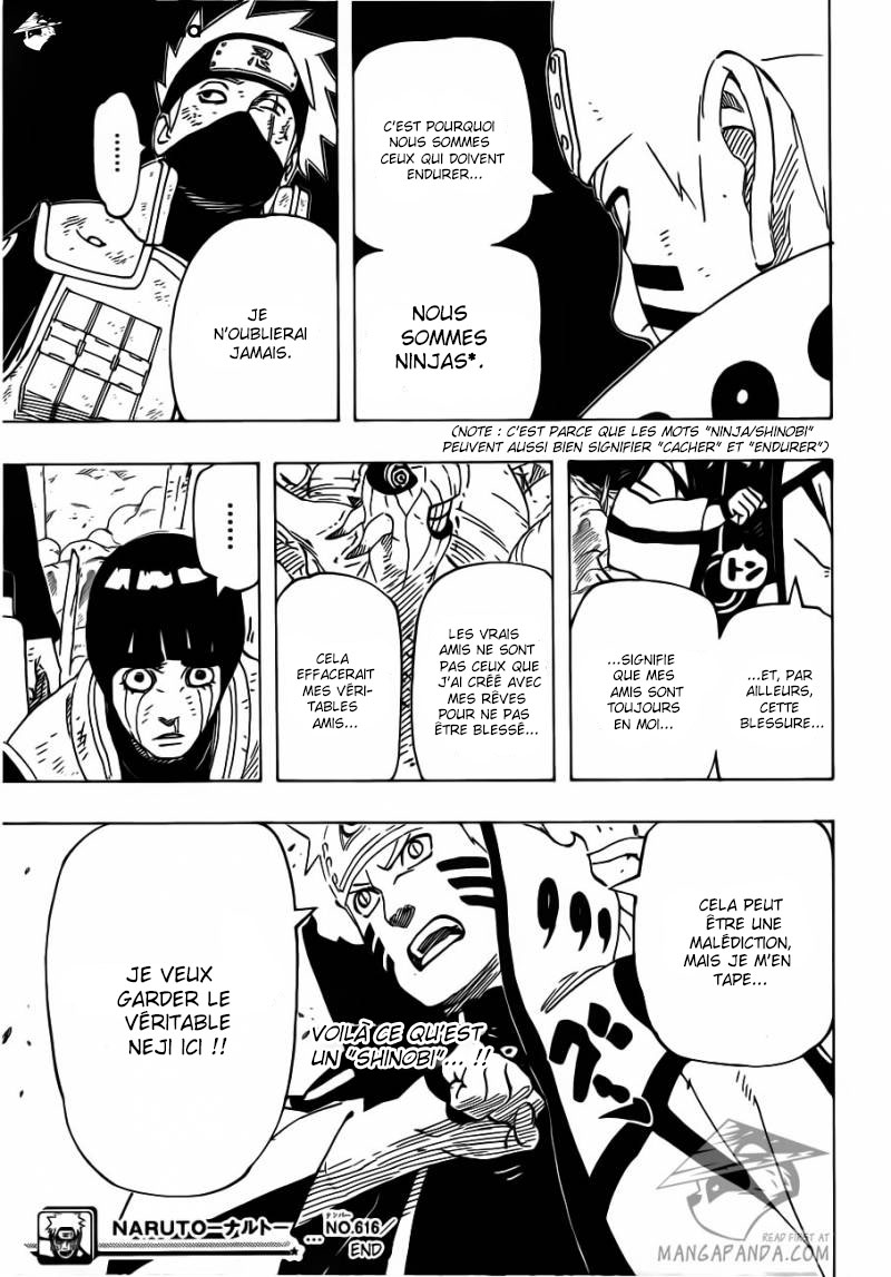 Chapitre Scan Naruto 616 VF Page 19
