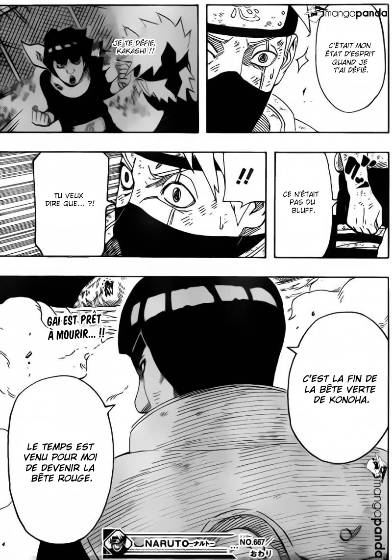 Chapitre Scan Naruto 667 VF Page 17