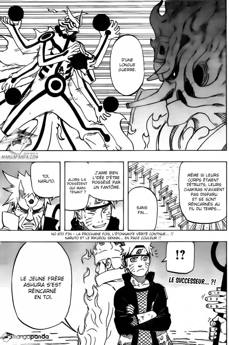 Chapitre Scan Naruto 670 VF Page 17