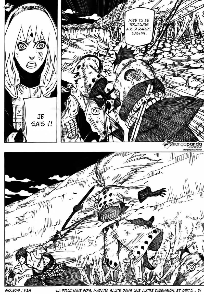 Chapitre Scan Naruto 674 VF Page 16