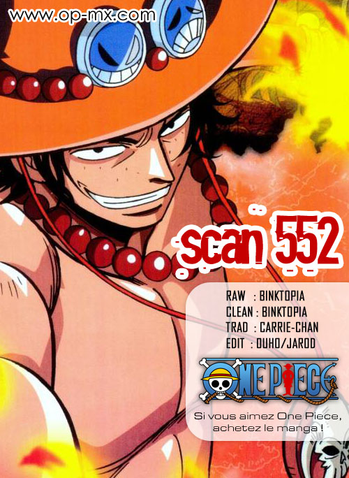 Chapitre Scan One Piece 552 Page 00
