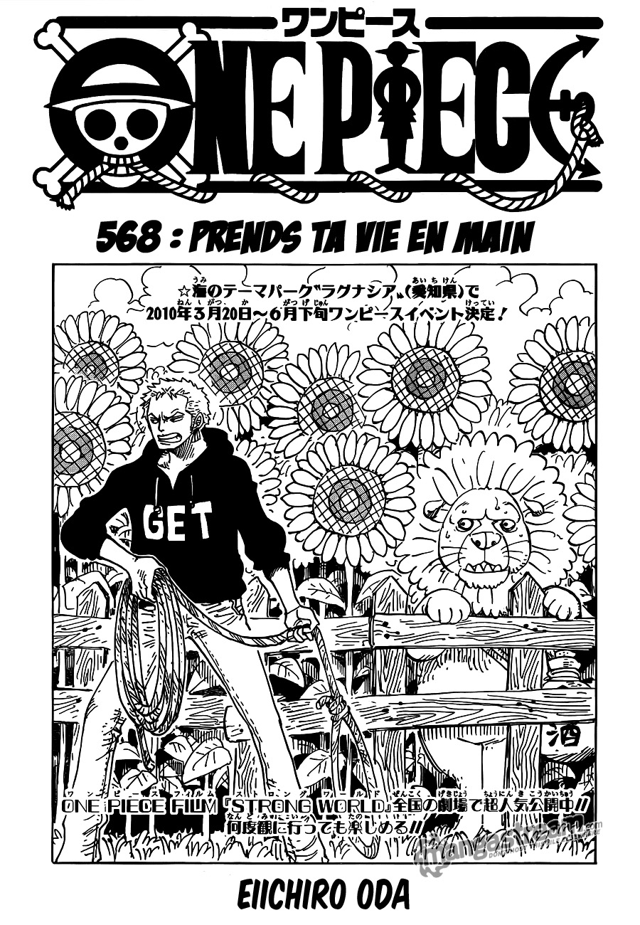 Chapitre Scan One Piece 568 FR Page 01