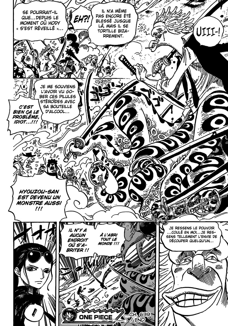 Chapitre Scan One Piece 639  VF Page 18